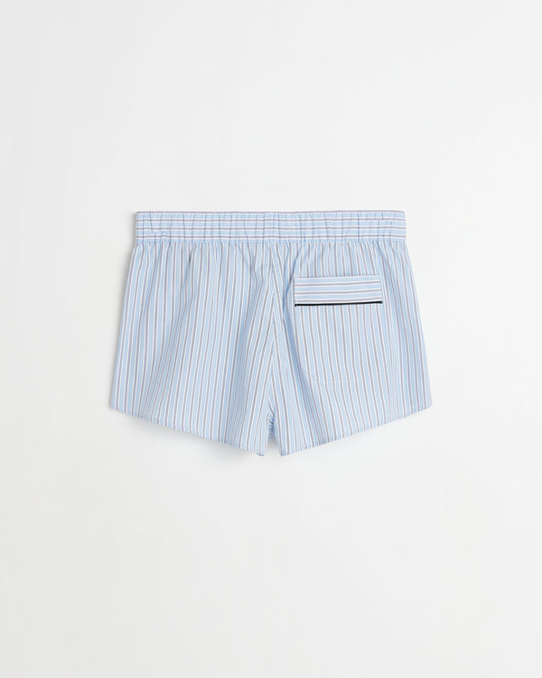 Sugar boxer shorts | Fine white stripe Poplin